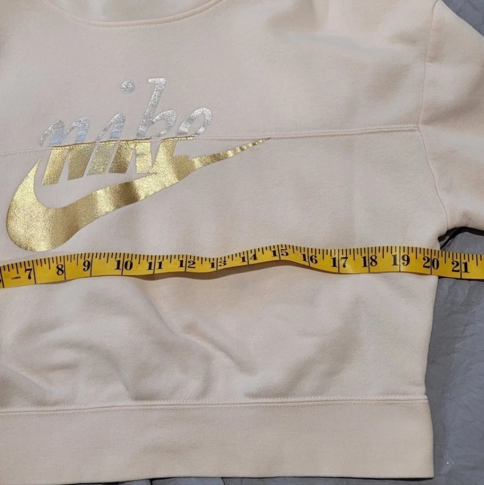 Nike‎ Clash Metallic Crop Hoodie Womens XS